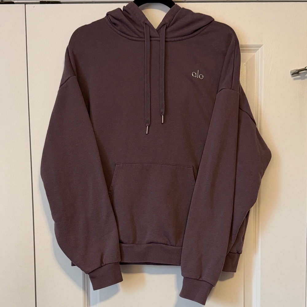 ALO Yoga Womens Plum Hoodie